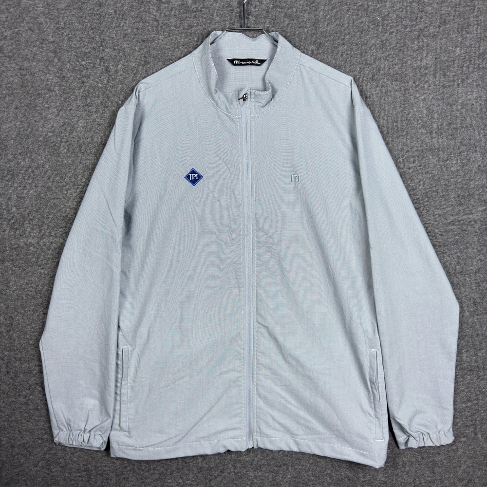 Travis Mathew Mens Road Soda Jacket Mens‎ XL Full Zip Striped Golf Performance